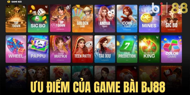 Các ưu điểm chỉ có tại game bài chúng tôi